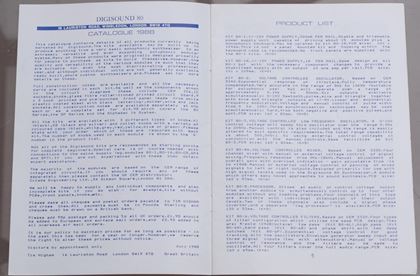 Digisound-1980s leaflets for modular 80